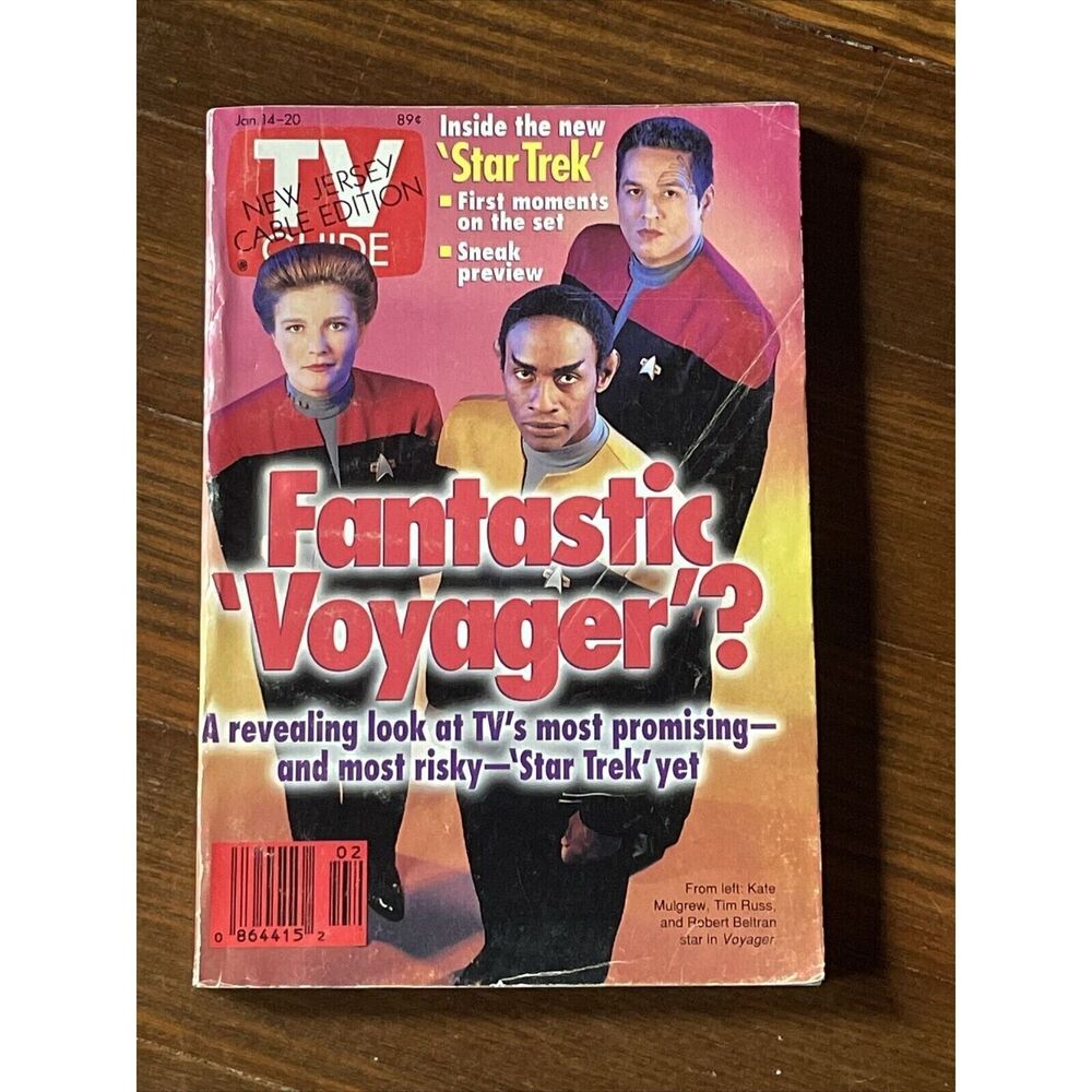 TV Guide January 14-20 1995 Vol 43 No 2 Star Trek Fantastic 'Voyager'